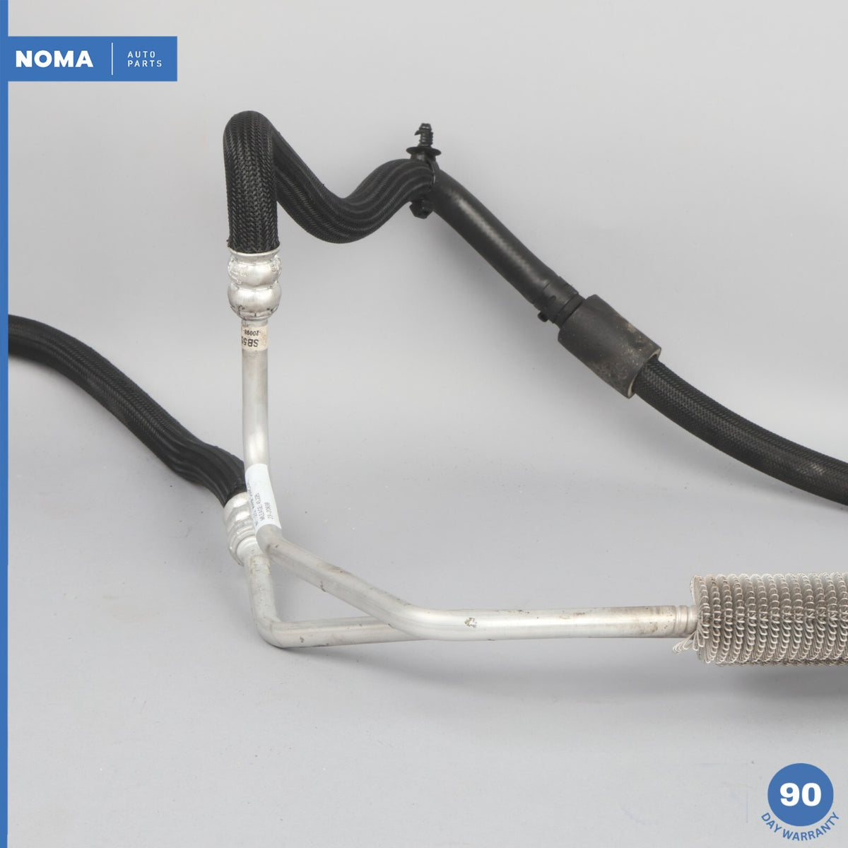10-15 Jaguar XKR X150 PS Power Steering Oil Fluid Cooler w/ Hose 8W833F780AD OEM - photo 4