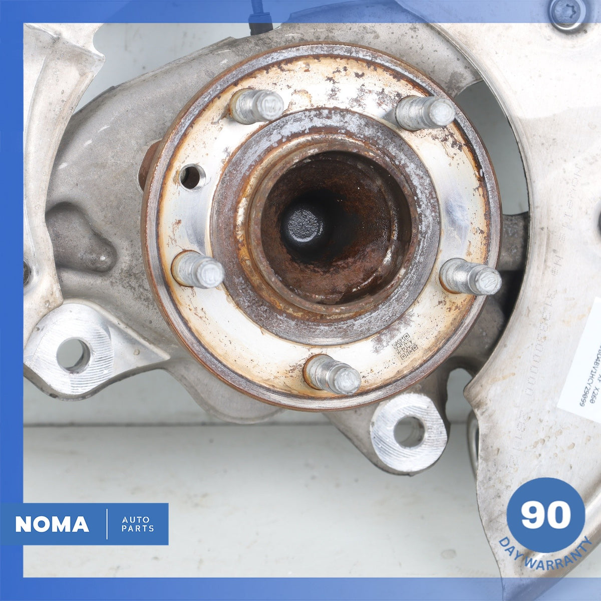 16-18 Jaguar X260 XF Front Right Spindle Knuckle Hub w/ Shield T2H35509 OEM - photo 6