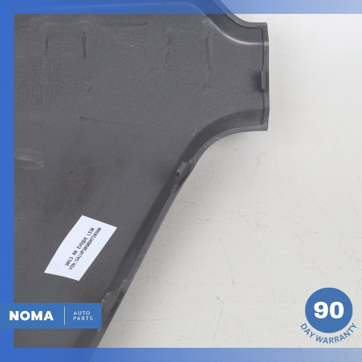 12-19 LR Range Rover Evoque L538 Rear Right Bumper Cover Panel Gray OEM - photo 11