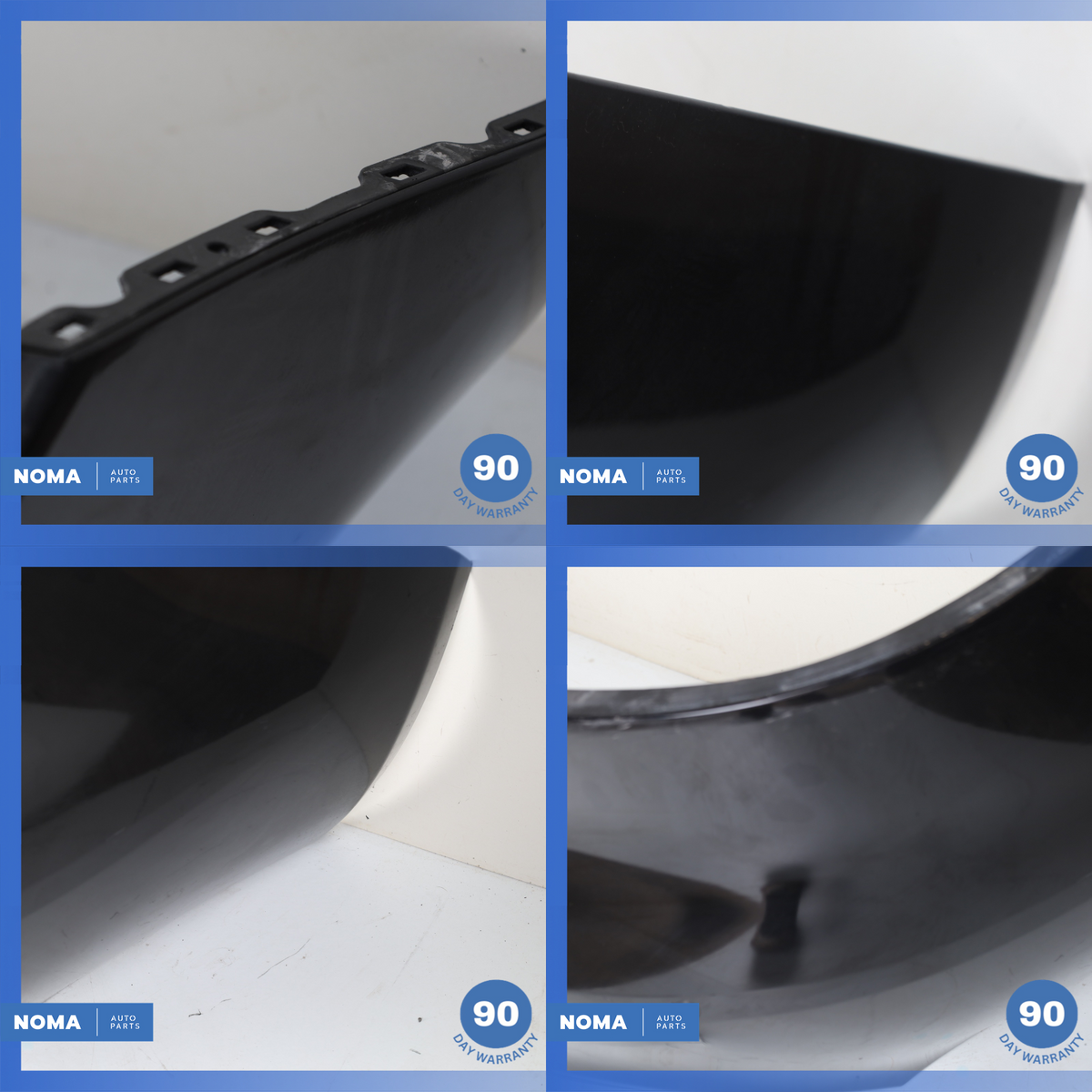 17-19 Jaguar X760 XE Rear Bumper Cover Panel Black GX7317A958BD OEM 61k - photo 3