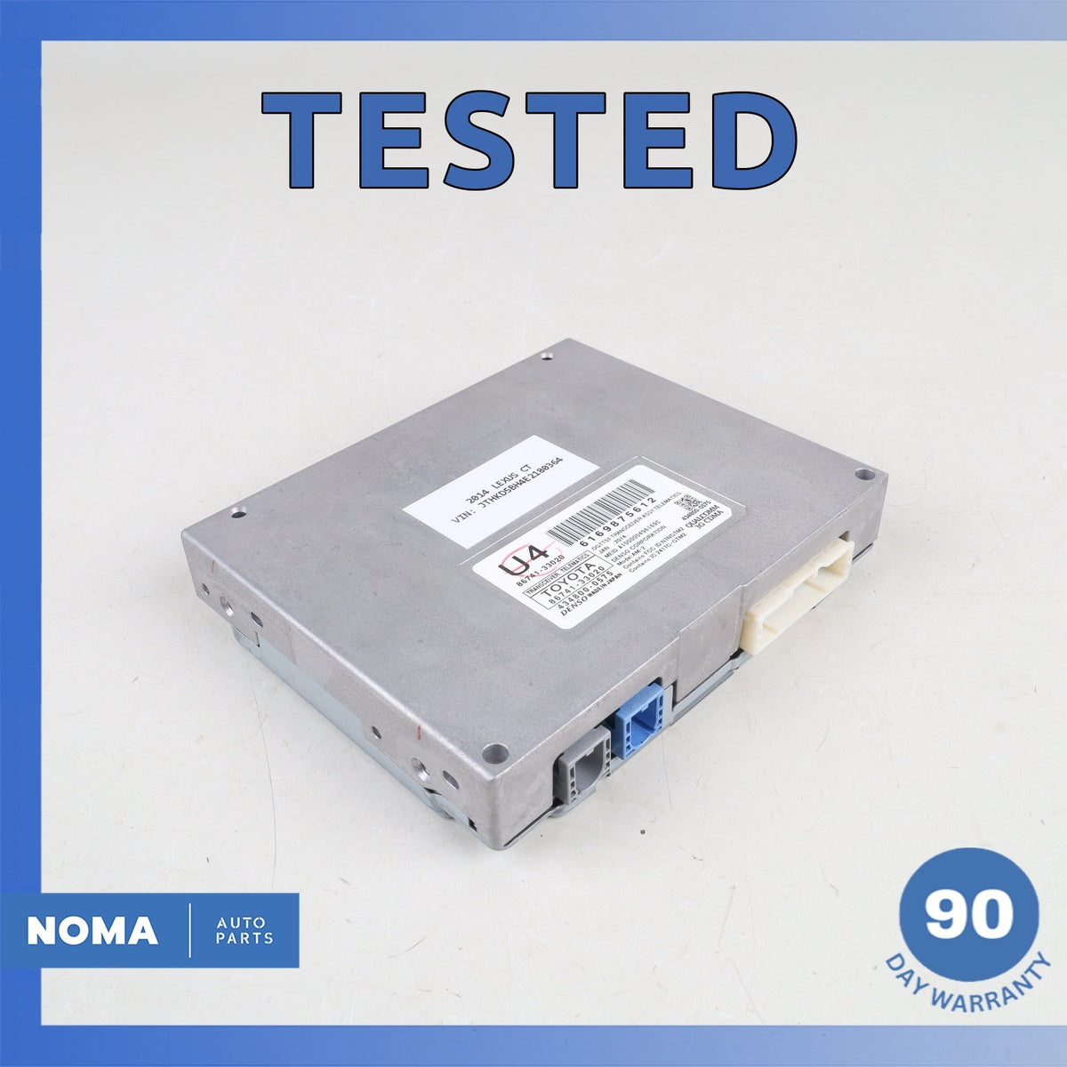 Lexus ZWA10 CT200h Telematics Control Module 86741-33020 OEM - photo 1