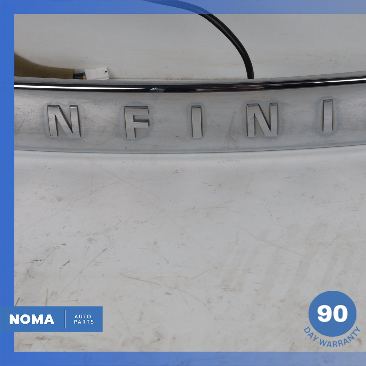 11-24 Infiniti Z62 QX80 Trunk Bezel License Plate Light Lamp Trim Chrome OEM - photo 4