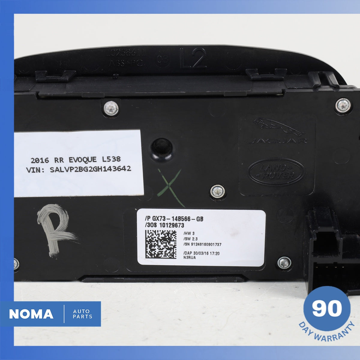 LR Range Rover Evoque L538 Front Left Driver Side Seat Memory Switch OEM - photo 9