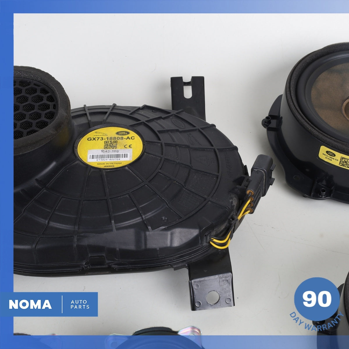 16-23 Jaguar X260 XF XE Front & Rear Meridian Premium Speaker Subwoofer Set OEM - photo 6