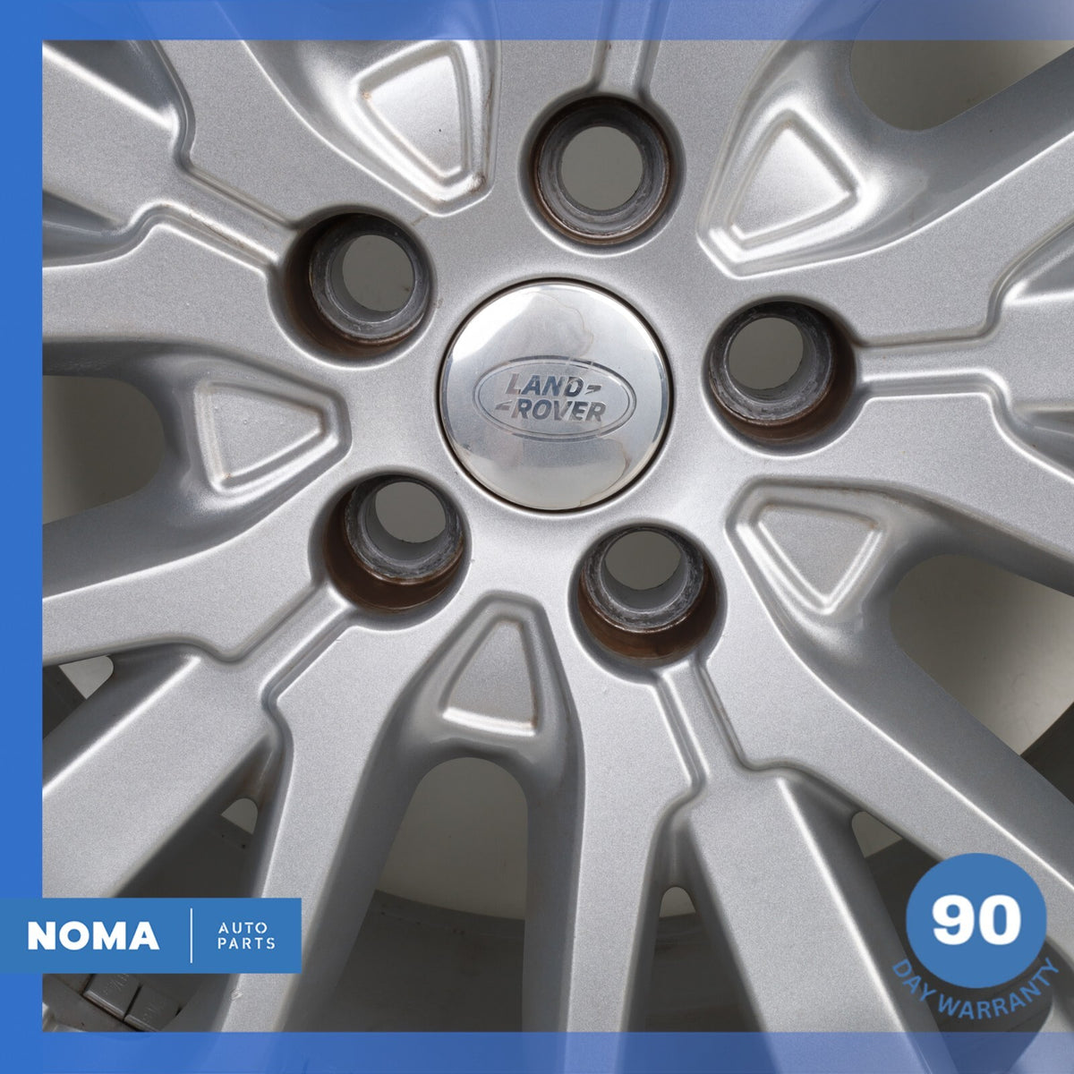 14-22 LR Range Rover Sport L494 Style 5 9.5 x R21 21" Wheel Rim Silver OEM - photo 9