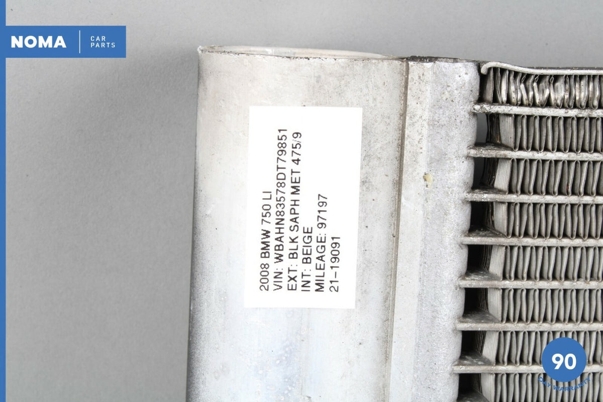 02-08 BMW 750i 750Li E65 E66 A/C Air Conditioning Condenser w/ Dryer 9122825 OEM - photo 12