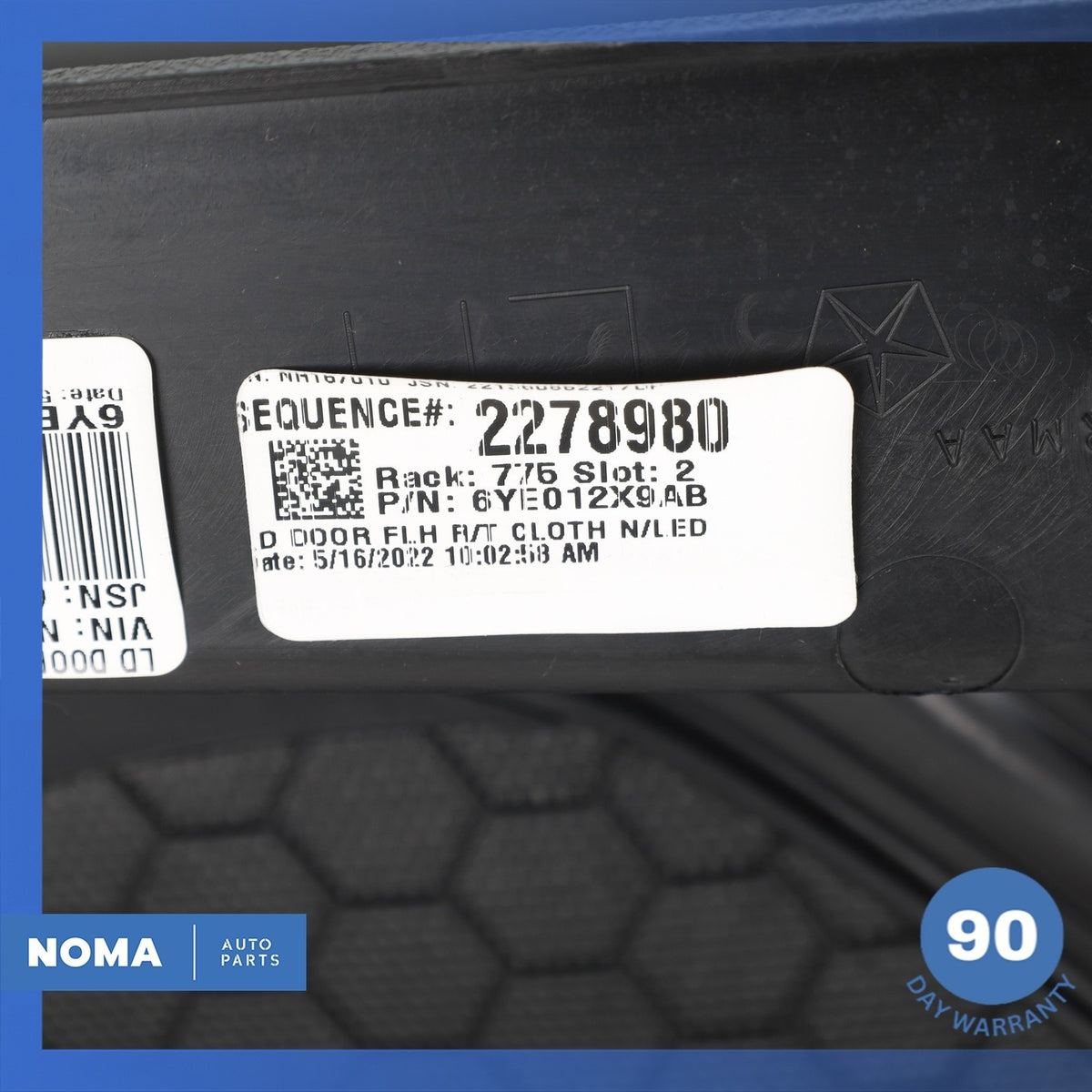 20-23 Dodge LD Charger Front Left Driver Interior Door Panel Trim Black OEM 74k - photo 18