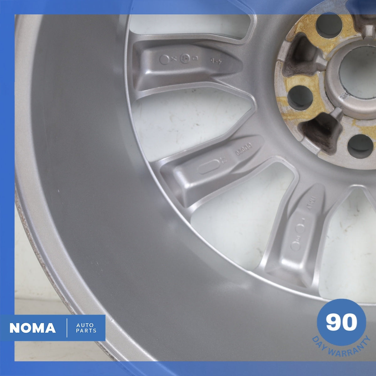 14-22 LR Range Rover Sport L494 Silver Sparkle 9.5 x R20 20" Wheel Rim OEM - photo 16