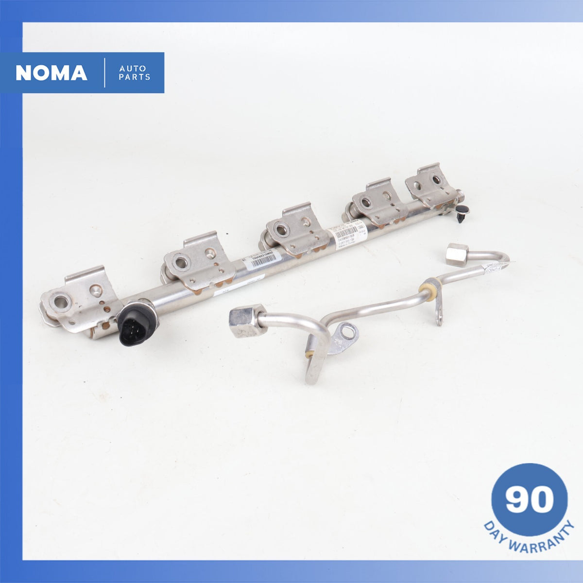 12-17 Range Rover Evoque L538 XF 2.0L Fuel Injector Rail Line Manifold OEM 59k - photo 9