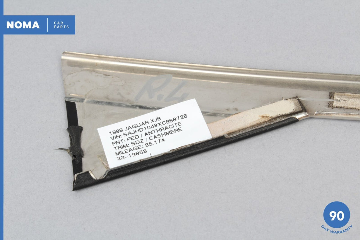 98-03 Jaguar XJR XJ8 X308 Rear Left Side Outer Door Window Molding GNA3275AG OEM - photo 8