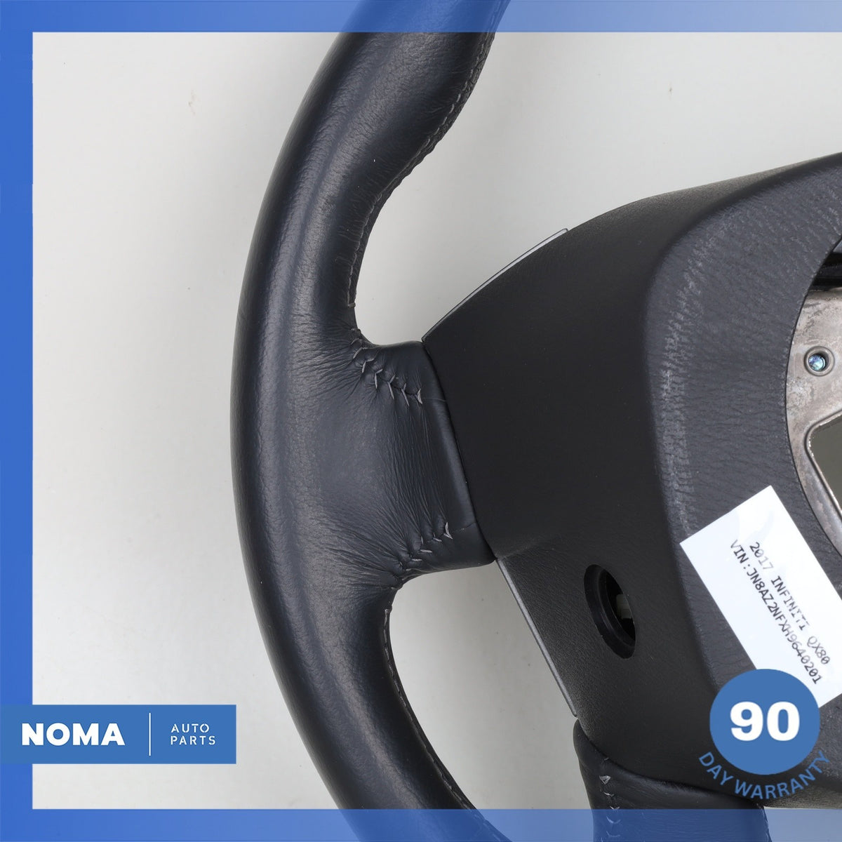 15-17 Infiniti Z62 QX80 Steering Wheel Wood 484305ZA0A OEM 82k - photo 16
