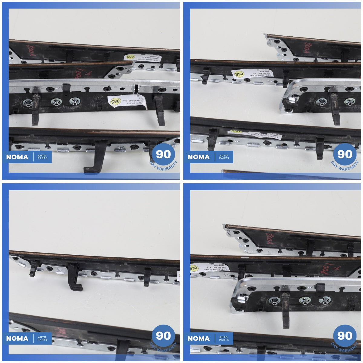 09-17 Audi 8RB Q5 SQ5 Front & Rear Interior Door Panel Molding Trim Wood Set OEM - photo 18
