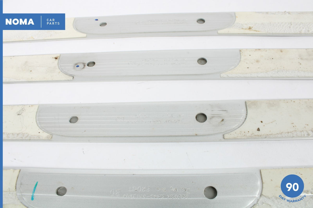 05-09 Jaguar XJ8 Vanden Plas X350 LWB Door Tread Scuff Plate Trim Set Of 4 OEM - photo 8