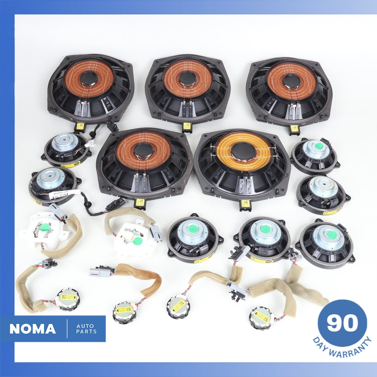 13-22 LR Range Rover Sport L494 Front & Rear Premium Audio 1200W Speaker Set OEM - photo 15