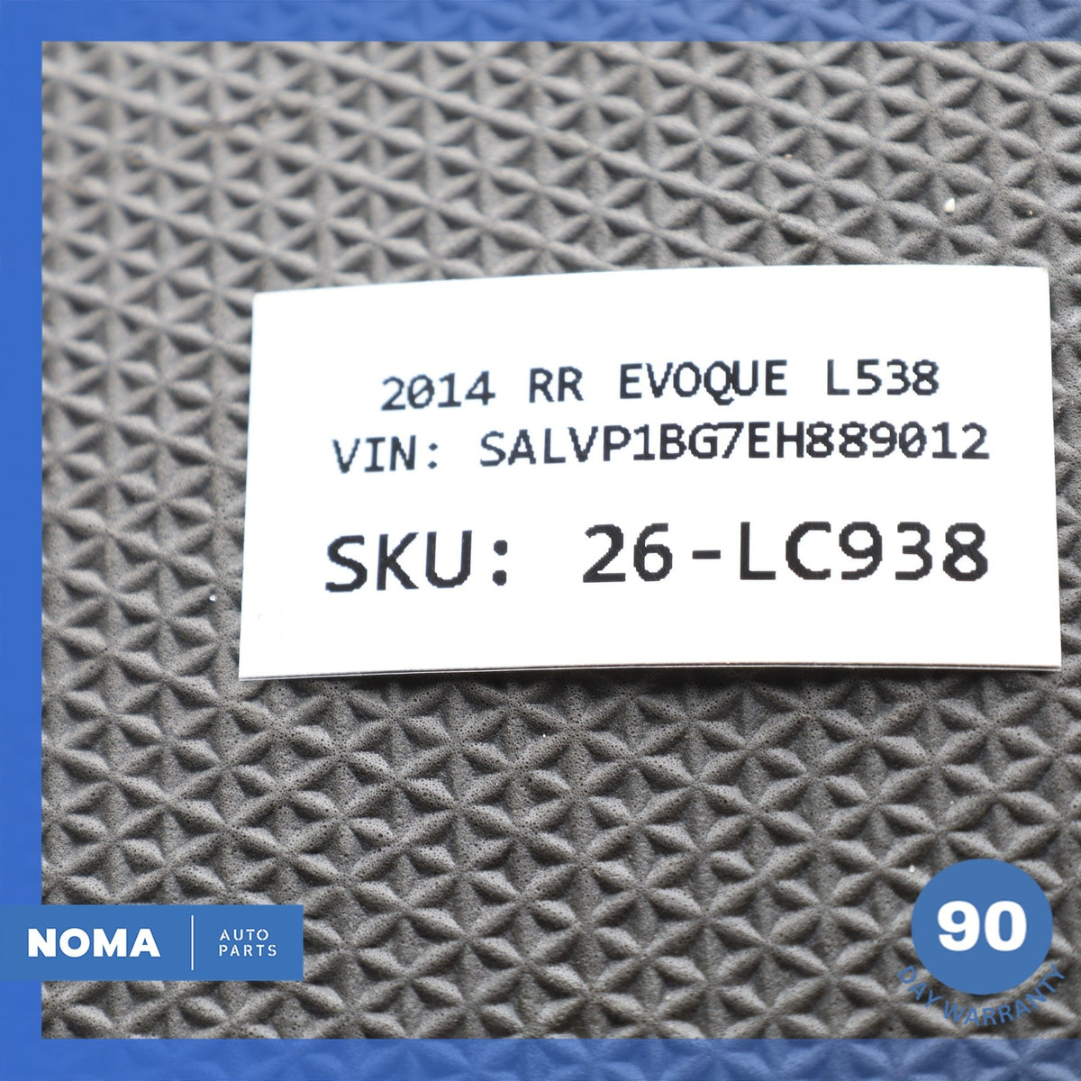 12-19 LR Range Rover Evoque L538 Front & Rear Left & Right Floor Carpet Set OEM - photo 19