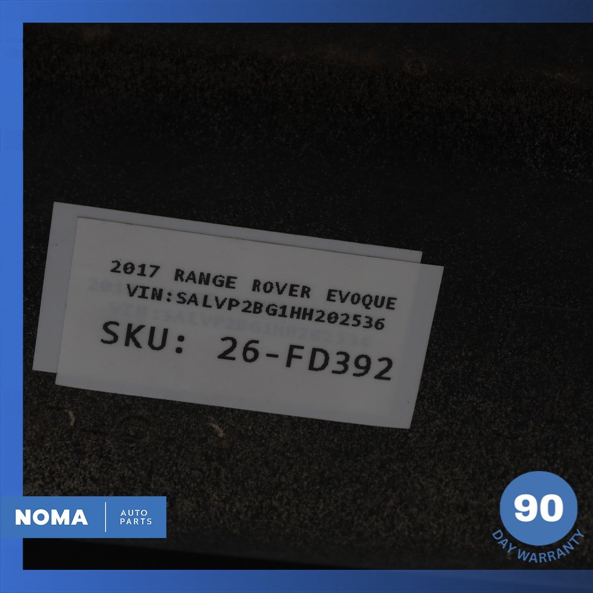 12-19 Range Rover Evoque L538 4DR Trunk Lid Liftgate Tailgate Hatch Shell OEM - photo 16