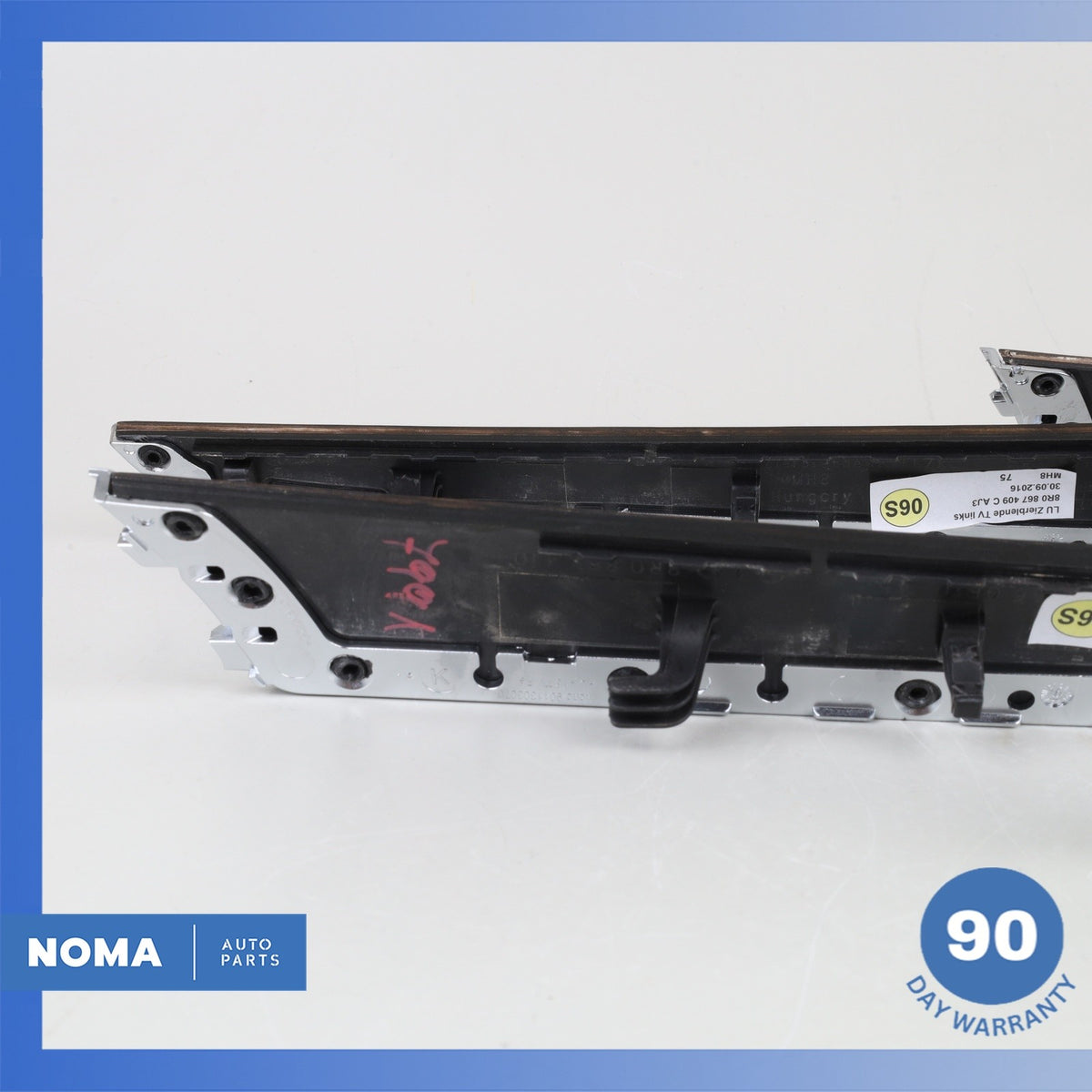 09-17 Audi 8RB Q5 SQ5 Front & Rear Interior Door Panel Molding Trim Wood Set OEM - photo 15