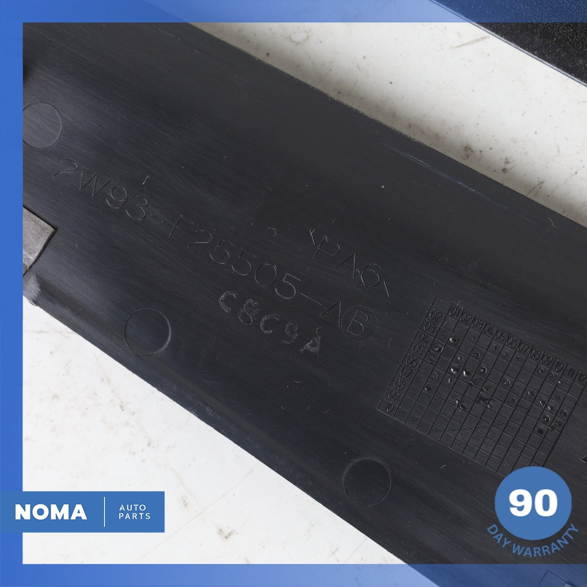 04-09 Jaguar X358 XJ8 XJR Rear Left Driver Door Top Exterior Molding Set OEM - photo 14
