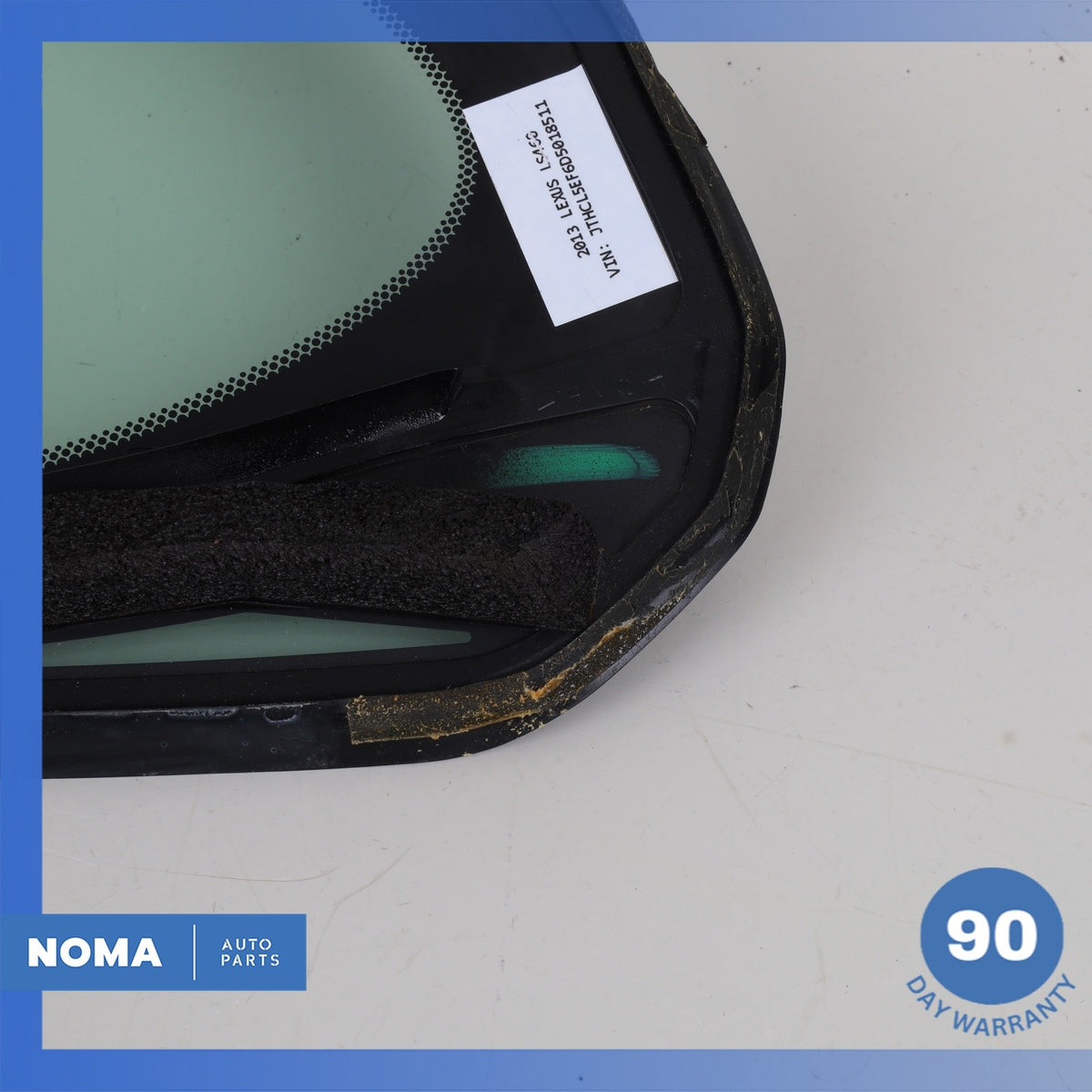 07-17 Lexus USF40 LS460 Rear Right Passenger Side Door Quarter Window Glass OEM - photo 11