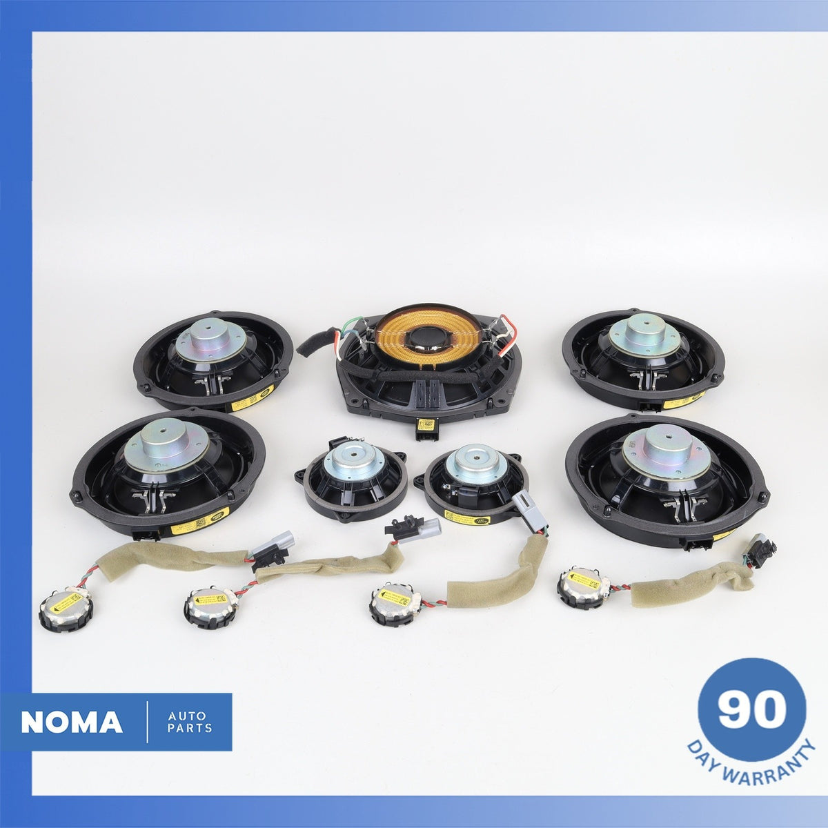 12-19 Range Rover Evoque L538 L550 Front & Rear Hi-Line 600W Speaker Set OEM - photo 15