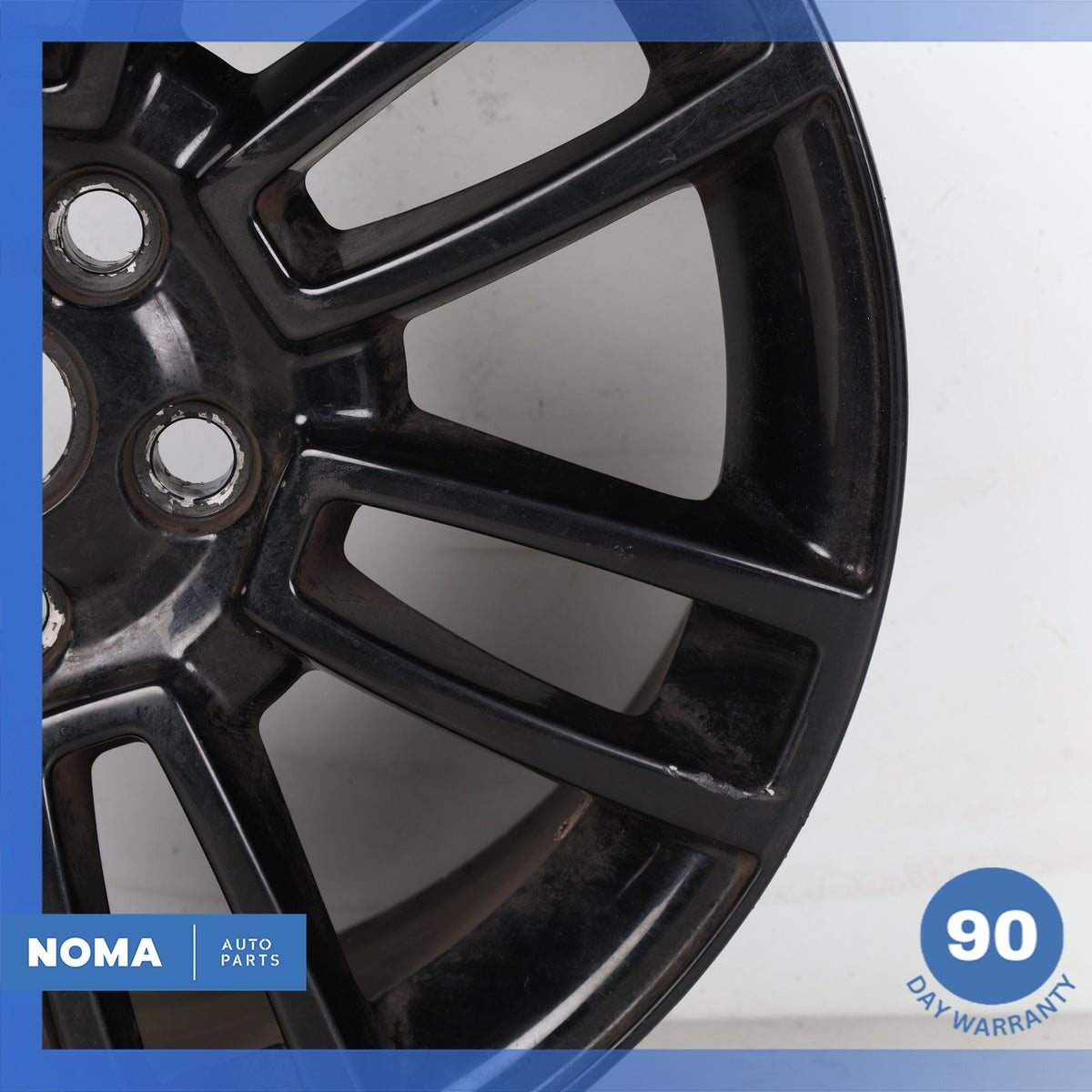 03-12 Land Rover Range Rover L322 HSE 8 x R19 19" Wheel Rim Black OEM - photo 4