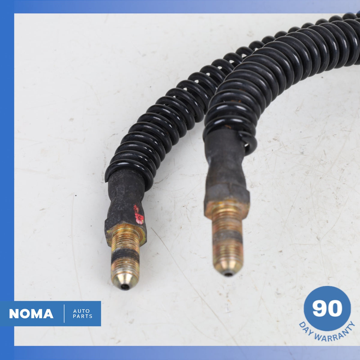 97-06 Jaguar X100 XK8 Front Left & Right Side Flexible Brake Line Set of 2 OEM - photo 4