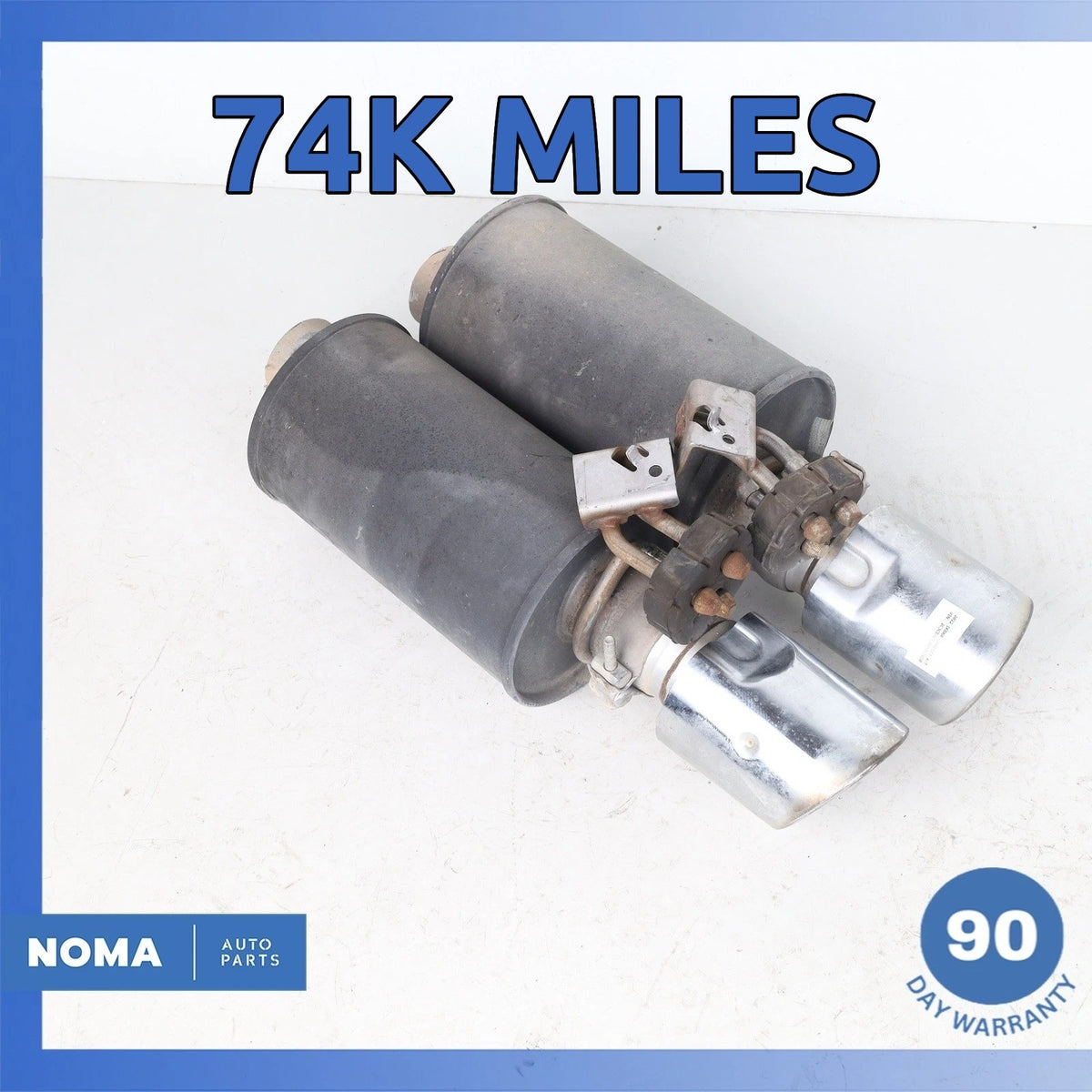 17-23 Dodge LD Charger Rear Left & Right Exhaust Silencer Muffler Set OEM 74k - photo 1