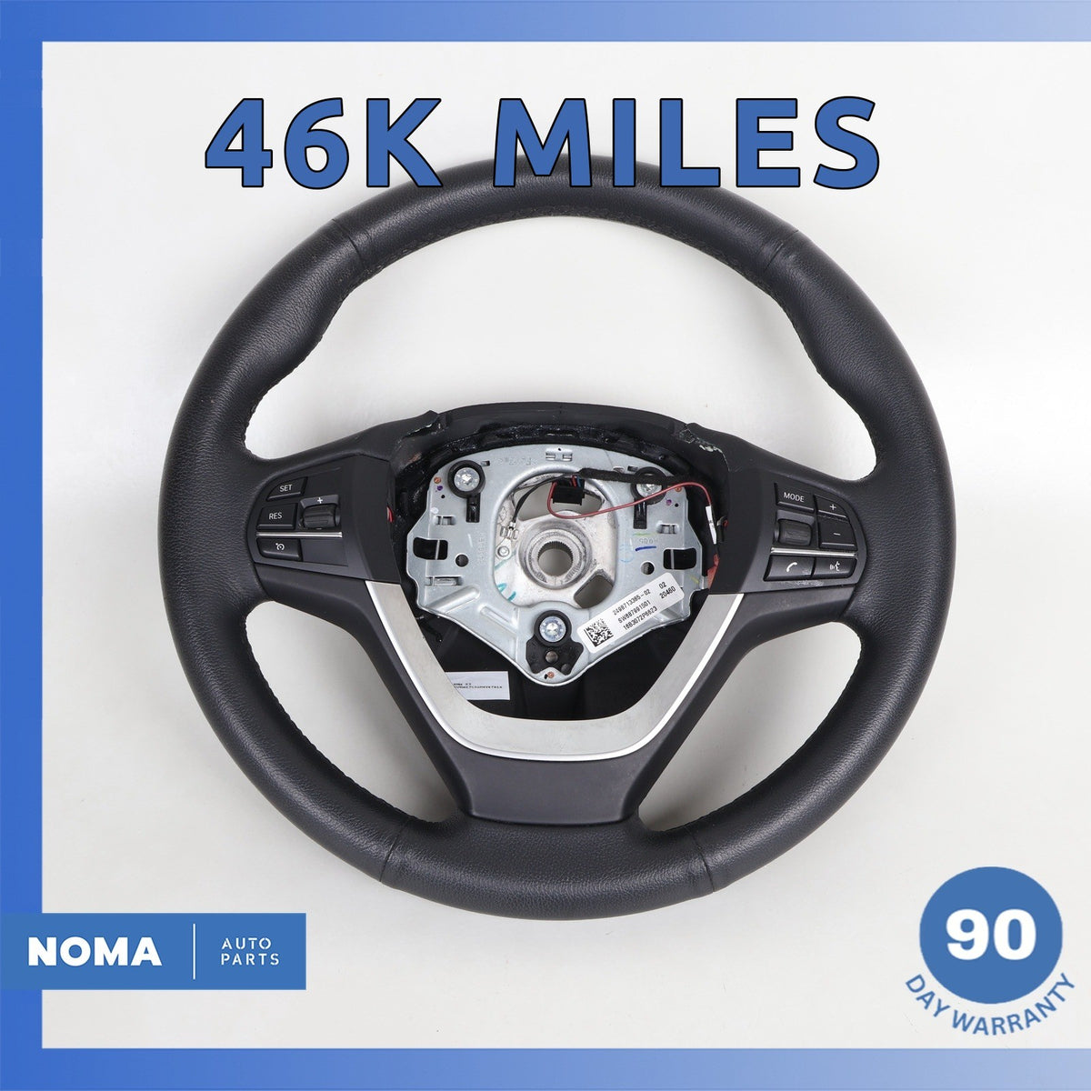 11-18 BMW F25 X3 X4 Leather Steering Wheel w/ Switch 32306879924 OEM - photo 1