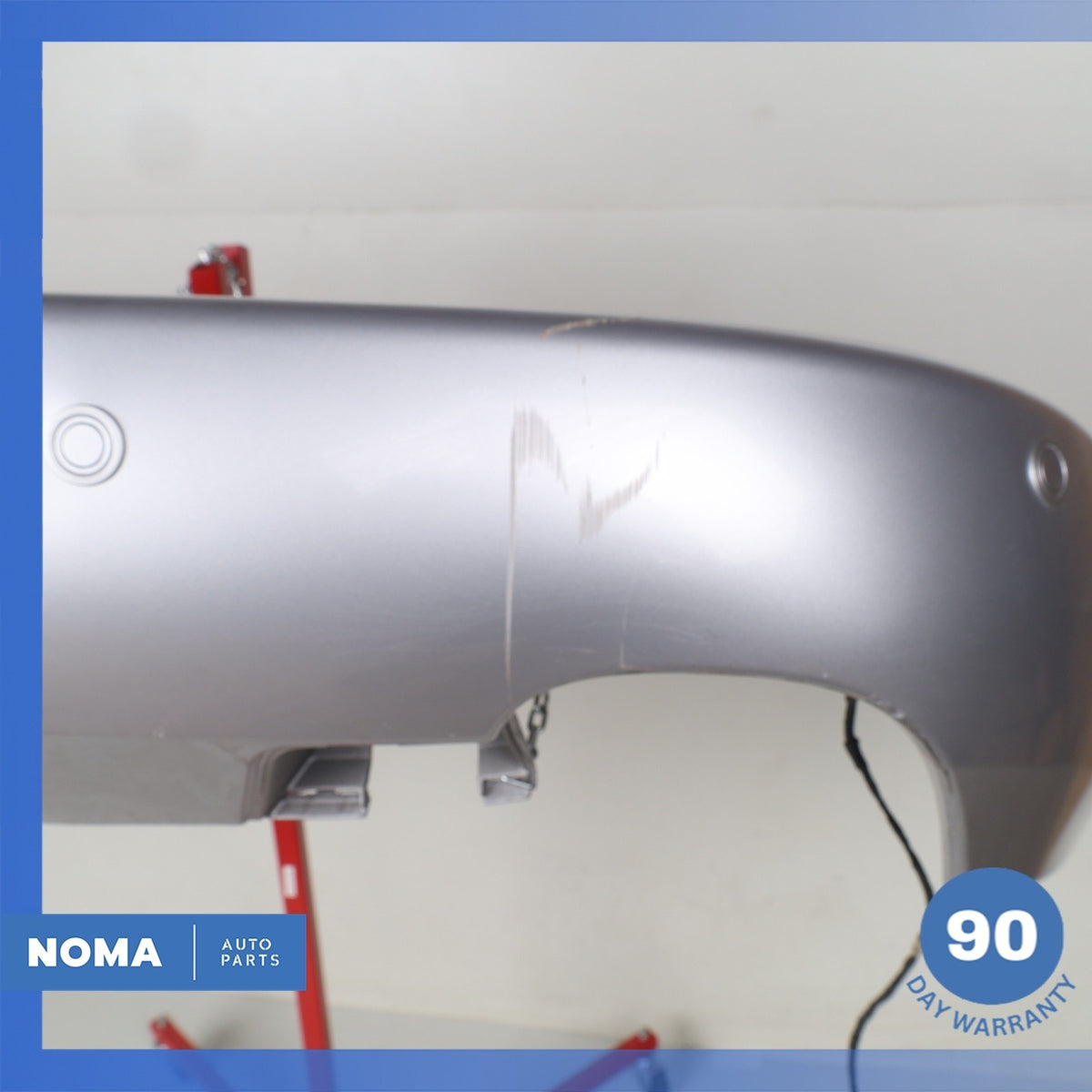 04-06 Jaguar X100 XK8 Rear Bumper Cover Assembly w/ Park Assist Silver OEM - photo 5