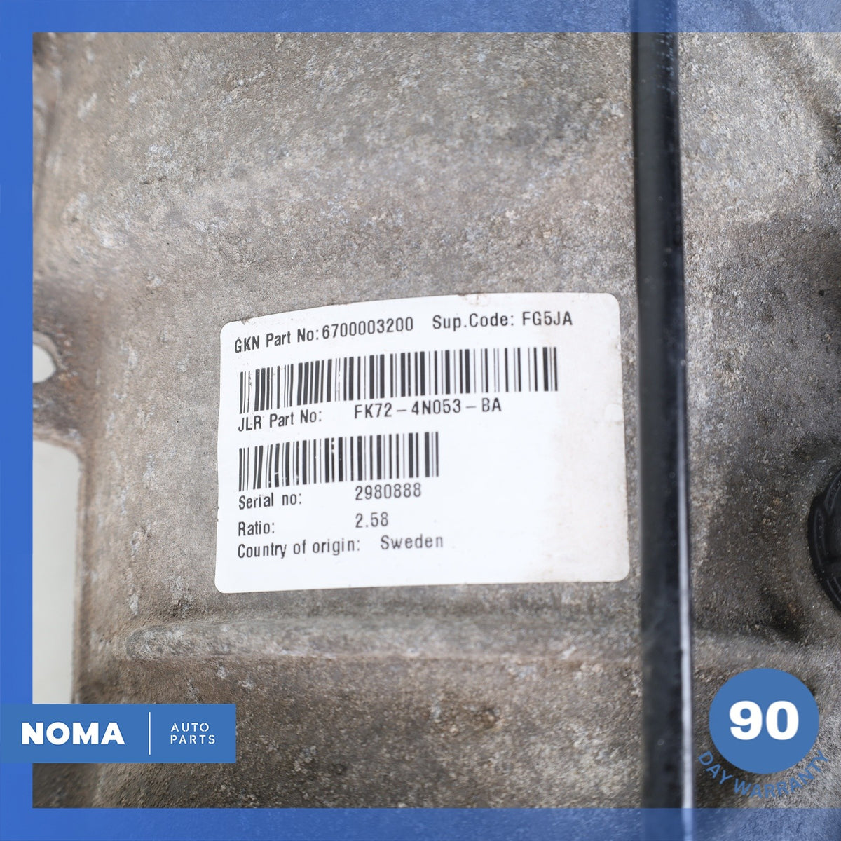 14-20 Range Rover Evoque L538 E-Pace Rear Dynamic Differential Axle Carrier OEM - photo 12