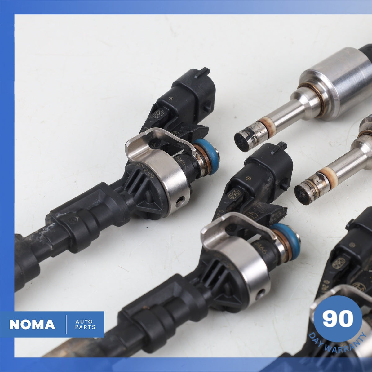 10-19 Jaguar X250 XF L405 5.0L AJ133 Engine Motor Fuel Injector Set OEM - photo 7