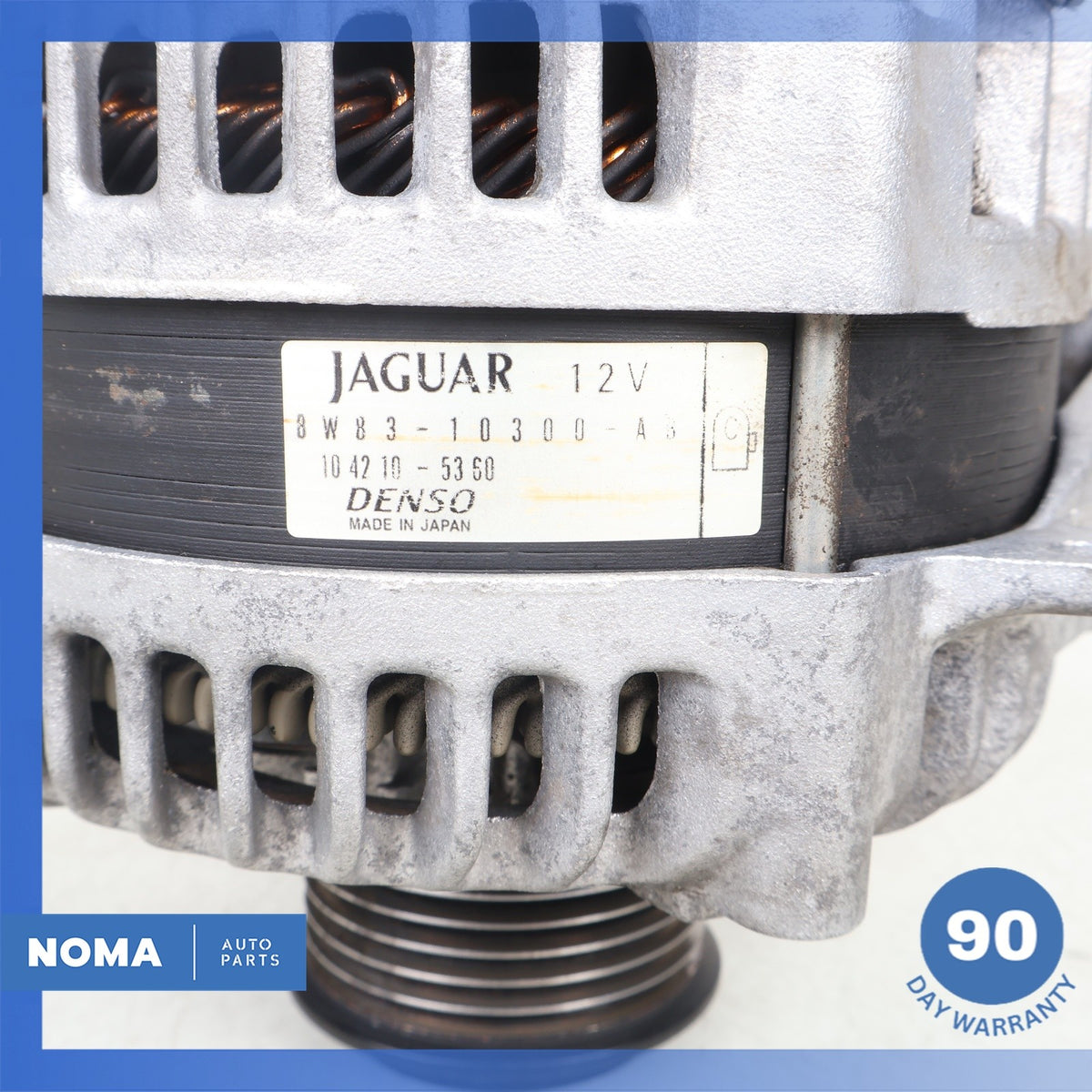 10-23 Jaguar X351 XJ F-Type XK XF Engine Generator Alternator 8W8310300AC OEM - photo 7