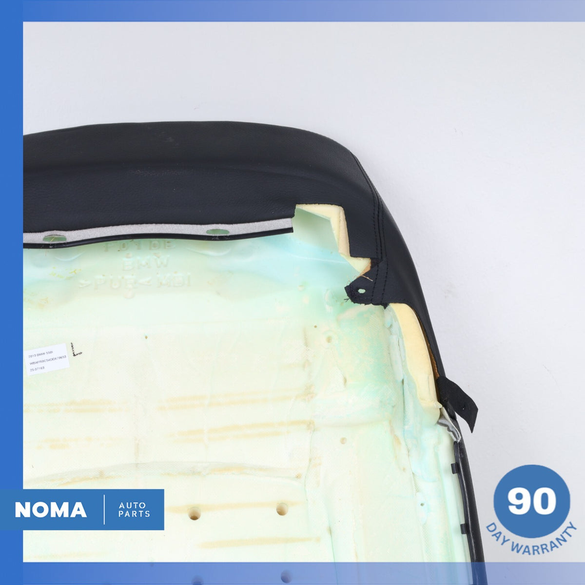 11-16 BMW F10 550i 528i Front Right or Left Top Upper Seat Cushion Black OEM - photo 12