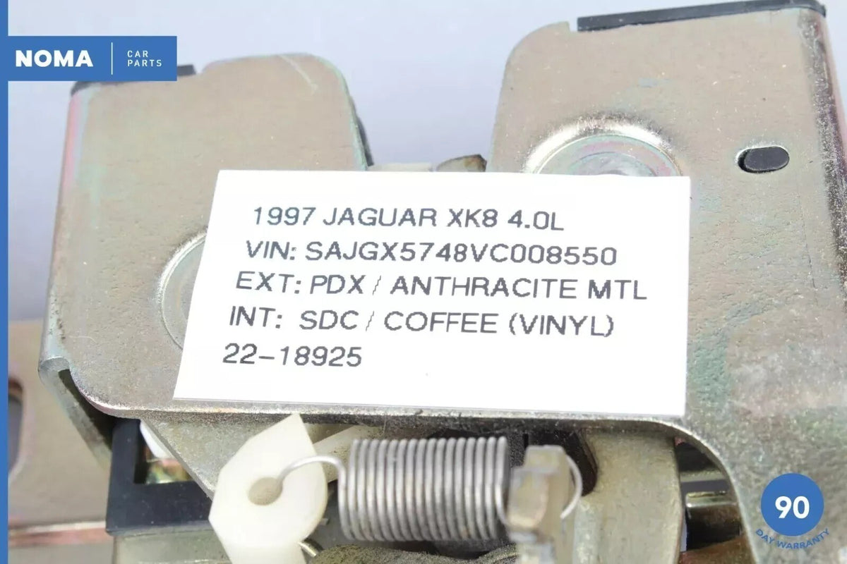97-02 Jaguar X100 XK8 XKR Trunk Boot Latch Lock Mechanism w/ Cable GJE3500AA OEM - photo 12