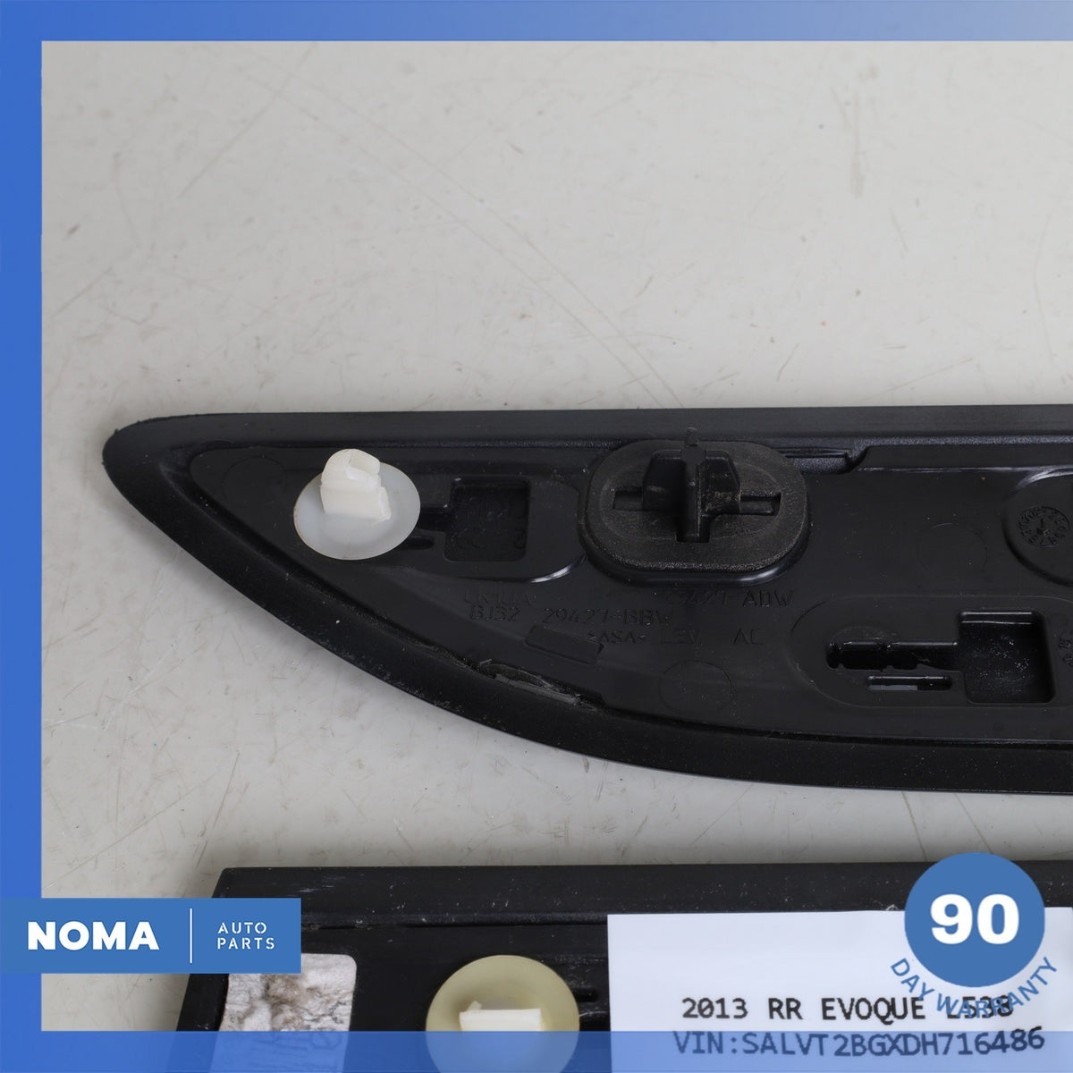 LR Range Rover Evoque L538 4DR Front Right & Left Fender Molding Trim Set OEM - photo 5