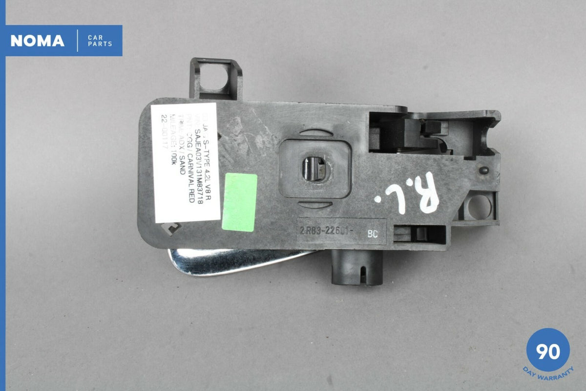 03-08 Jaguar S-Type R X202 Rear Left Side Interior Door Handle 2R8322601BC OEM - photo 4