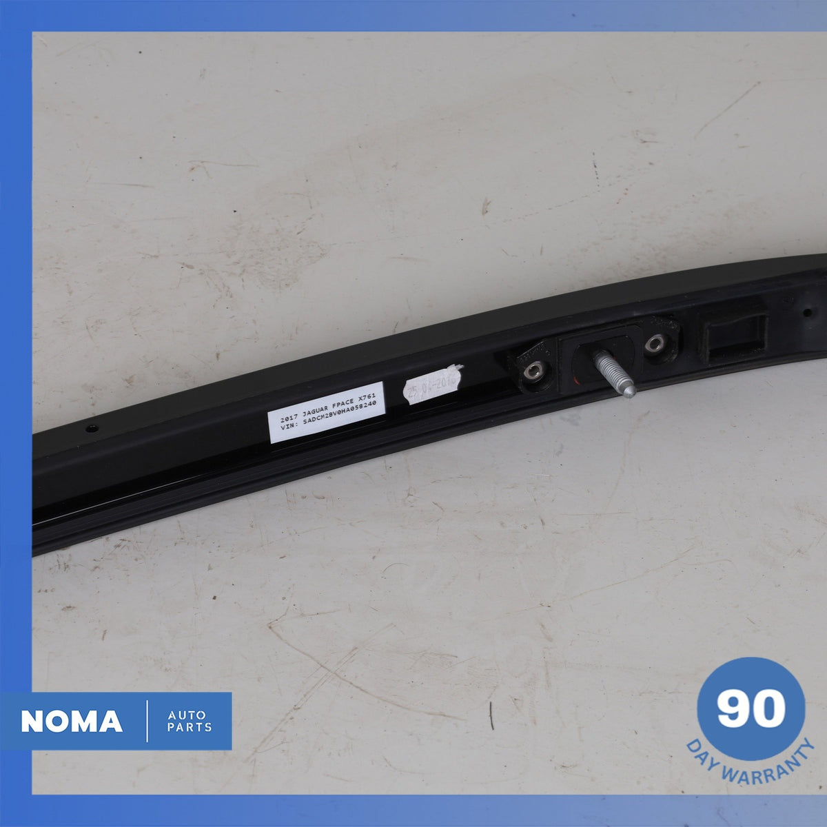17-23 Jaguar X761 F-Pace Left Roof Luggage Rack Rail Molding HK8M550A63DC OEM - photo 8