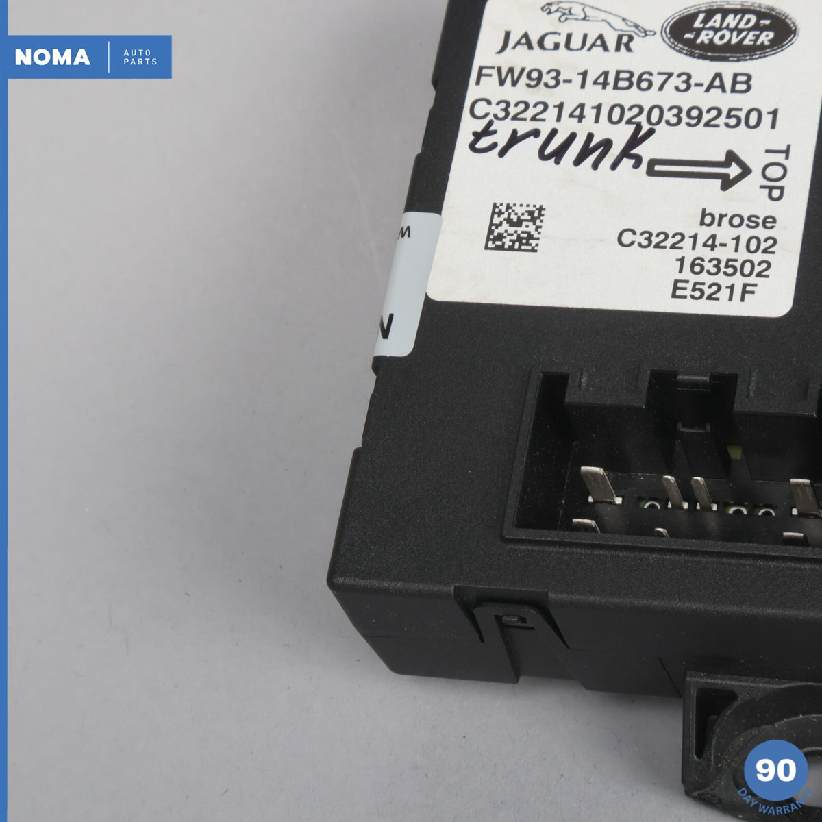 10-19 Jaguar XJ X351 Trunk Power Deck Liftgate Control Module FW9314B673AB OEM - photo 3
