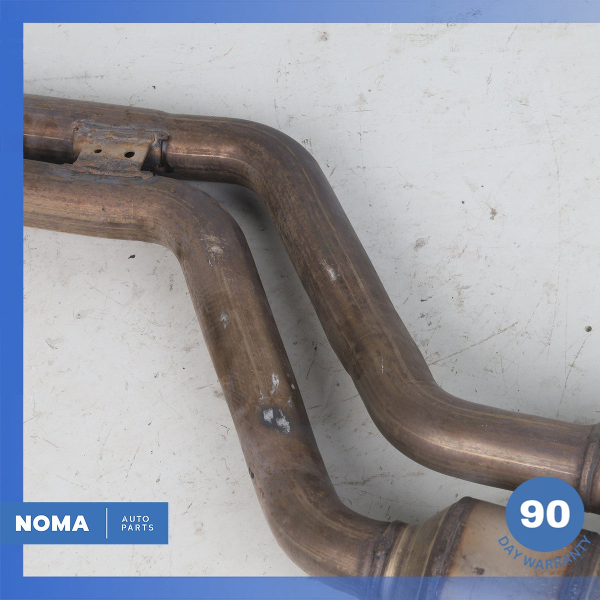 06-08 BMW E85 Z4 Left & Right Side Exhaust Downpipe Set OEM - photo 5