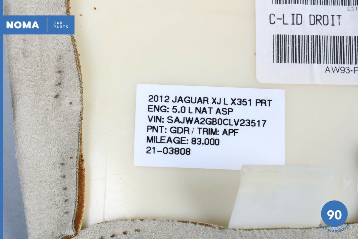 10-18 Jaguar X351 XJ XJL Rear Right Side D Pillar Trim Panel AW93F519A96DE OEM - photo 10