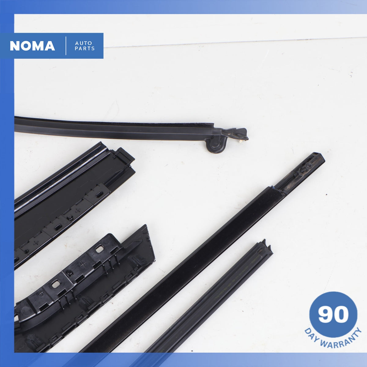 12-19 LR Range Rover Evoque L538 Rear Right Outer Door Window Molding Set OEM - photo 10