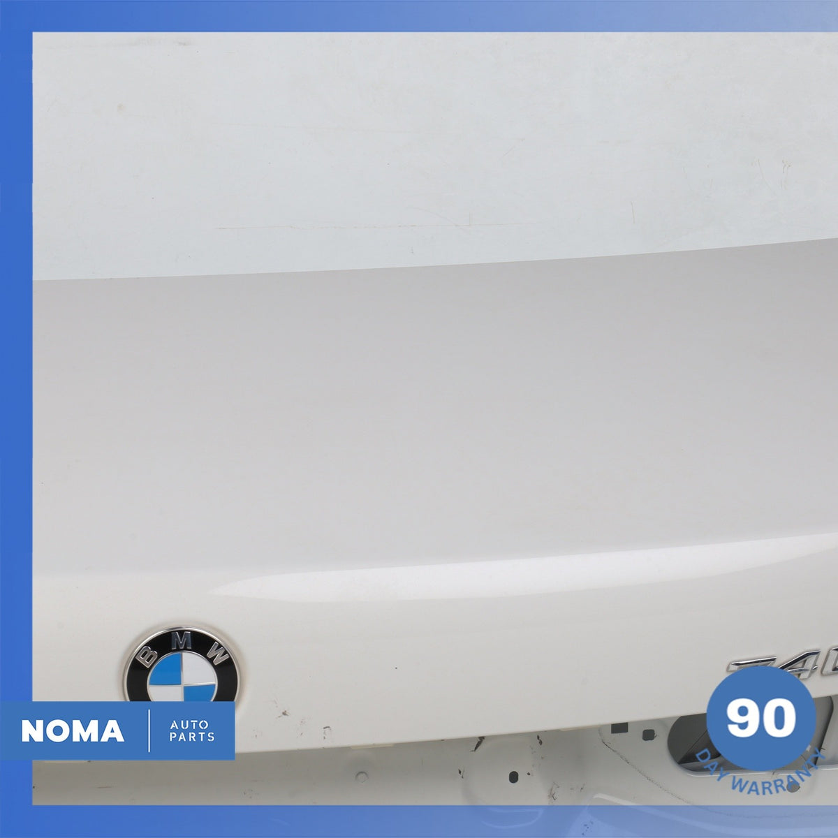 16-22 BMW G12 740i 750i Trunk Lid Panel Assembly White 41009481034 OEM - photo 4
