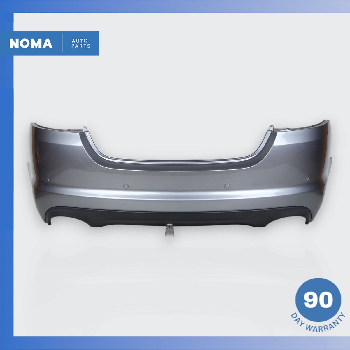 12-15 Jaguar X250 XF Base Rear Bumper Cover Assembly w/Park Assist Grey OEM - photo 1