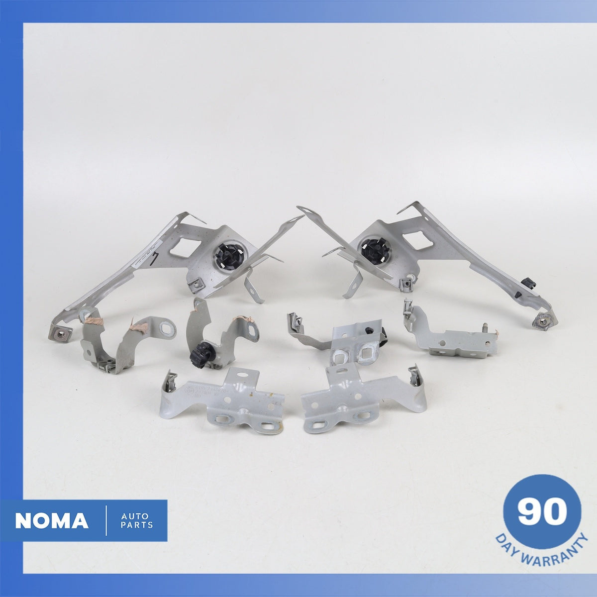 BMW F07 535i 550i GT Front Left & Right Fender Wing Support Bracket Set OEM - photo 9