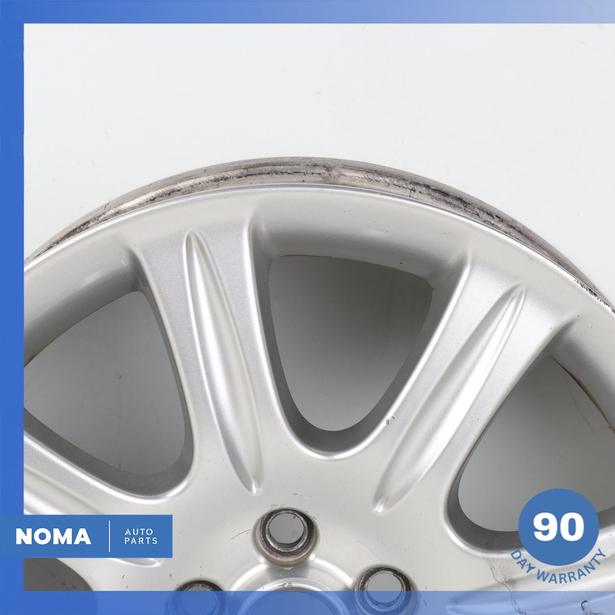 04-09 Jaguar X350 XJ8 Vanden Plas Dynamic 8 x R18 18" Wheel Rim Silver OEM - photo 2