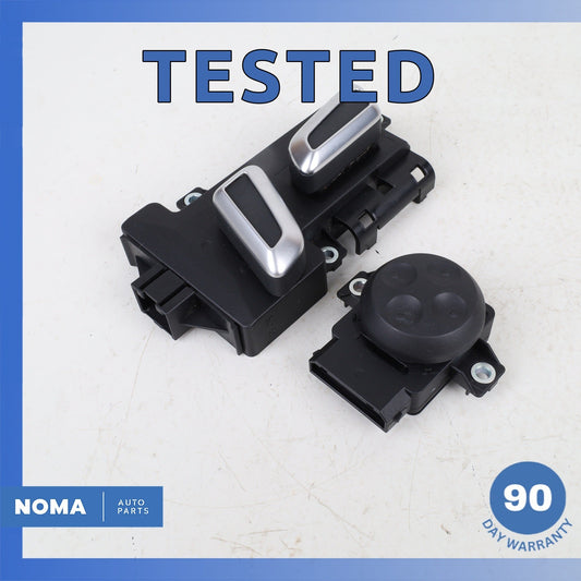 Audi 8T A5 Front Left Side Power Seat Control Lumbar Switch Set Black OEM - photo 1