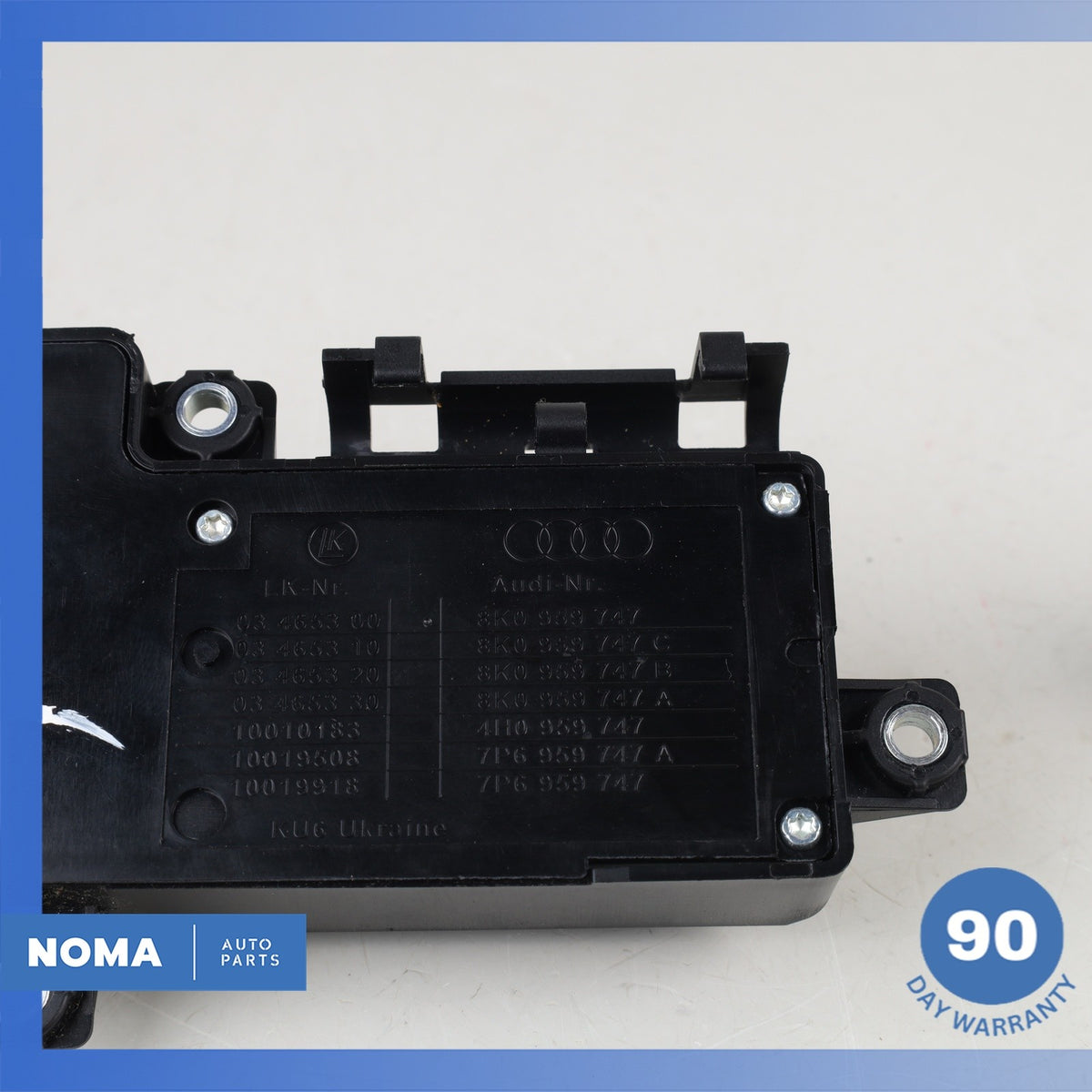 Audi 8U Q3 A7 S5 Front Left Side Power Seat Control Lumbar Switch Set Black OEM - photo 13