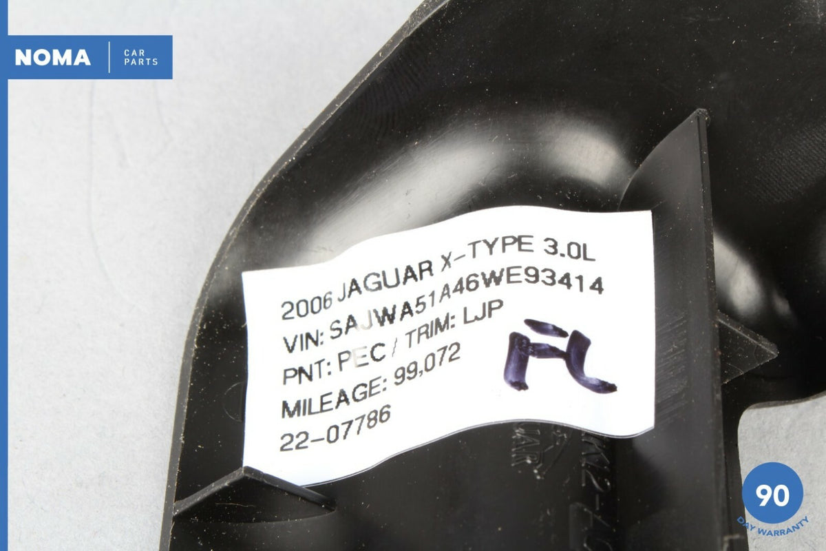 02-08 Jaguar X-Type X400 Front Left Driver Side Inner Seat Rail Cover Black OEM - photo 5
