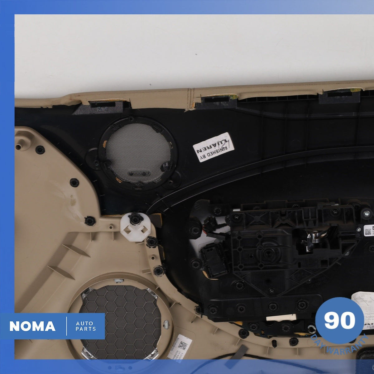 12-19 Range Rover Evoque L538 4DR Front Left Door Trim Panel Assembly Beige OEM - photo 16