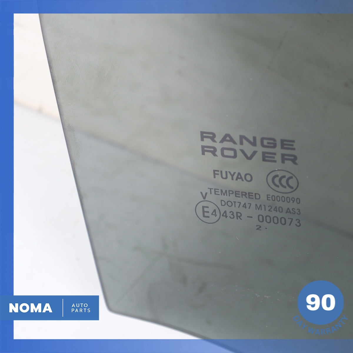 12-19 Range Rover Evoque L538 4DR Rear Right Passenger Door Window Glass OEM - photo 6